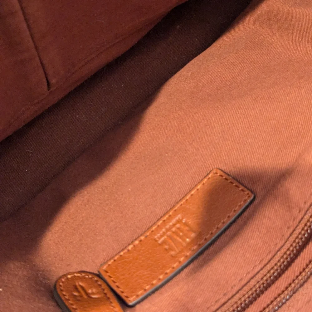 Frye Ring Dome Leather Satchel Bag - Picture 6 of 14